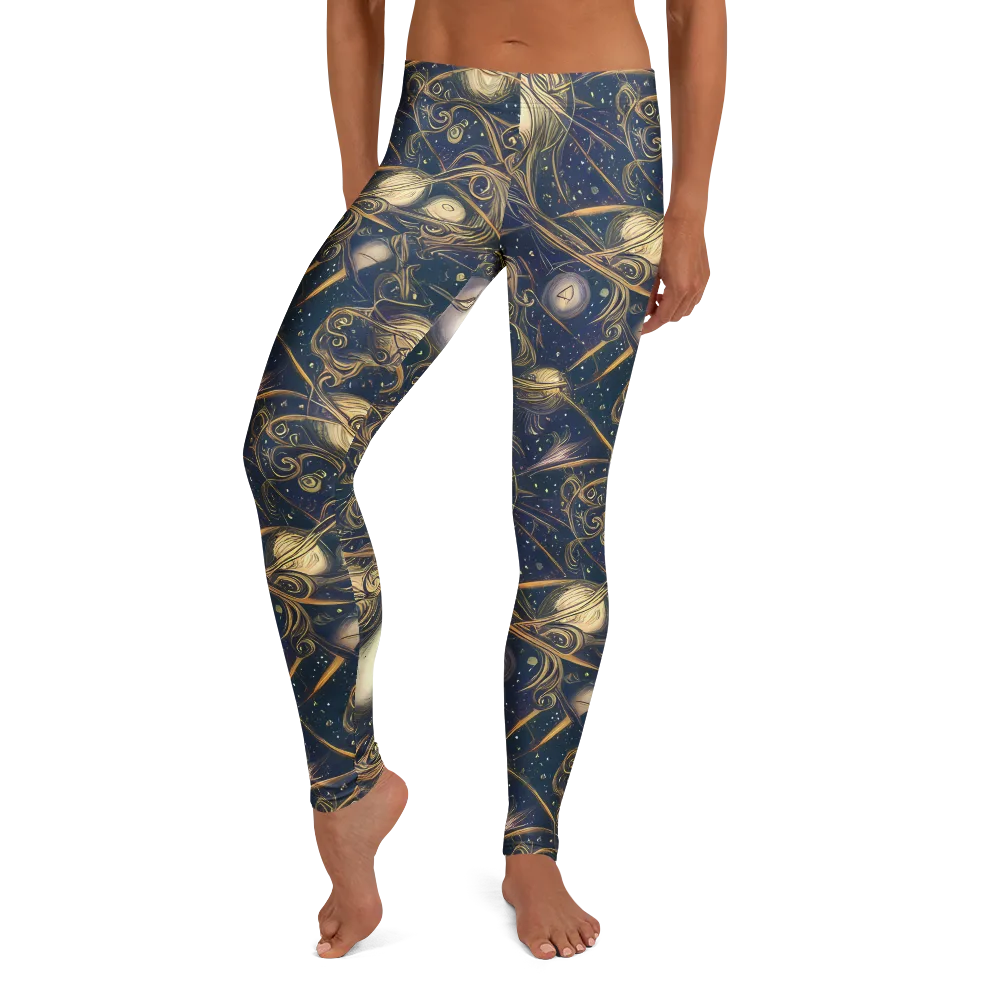 Orbital Baroque on Leggings — Front