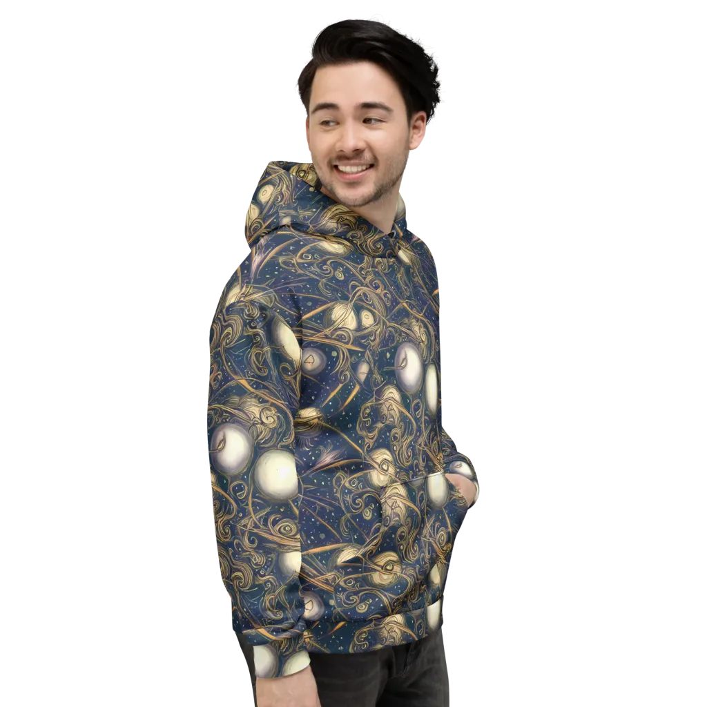 Orbital Baroque on Hoodie — Right