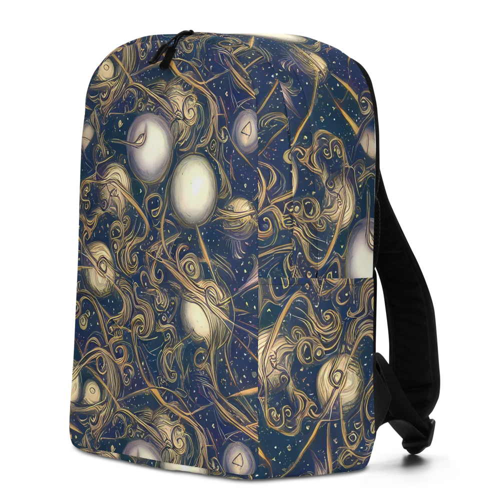 Orbital Baroque on Minimalist Backpack — Left