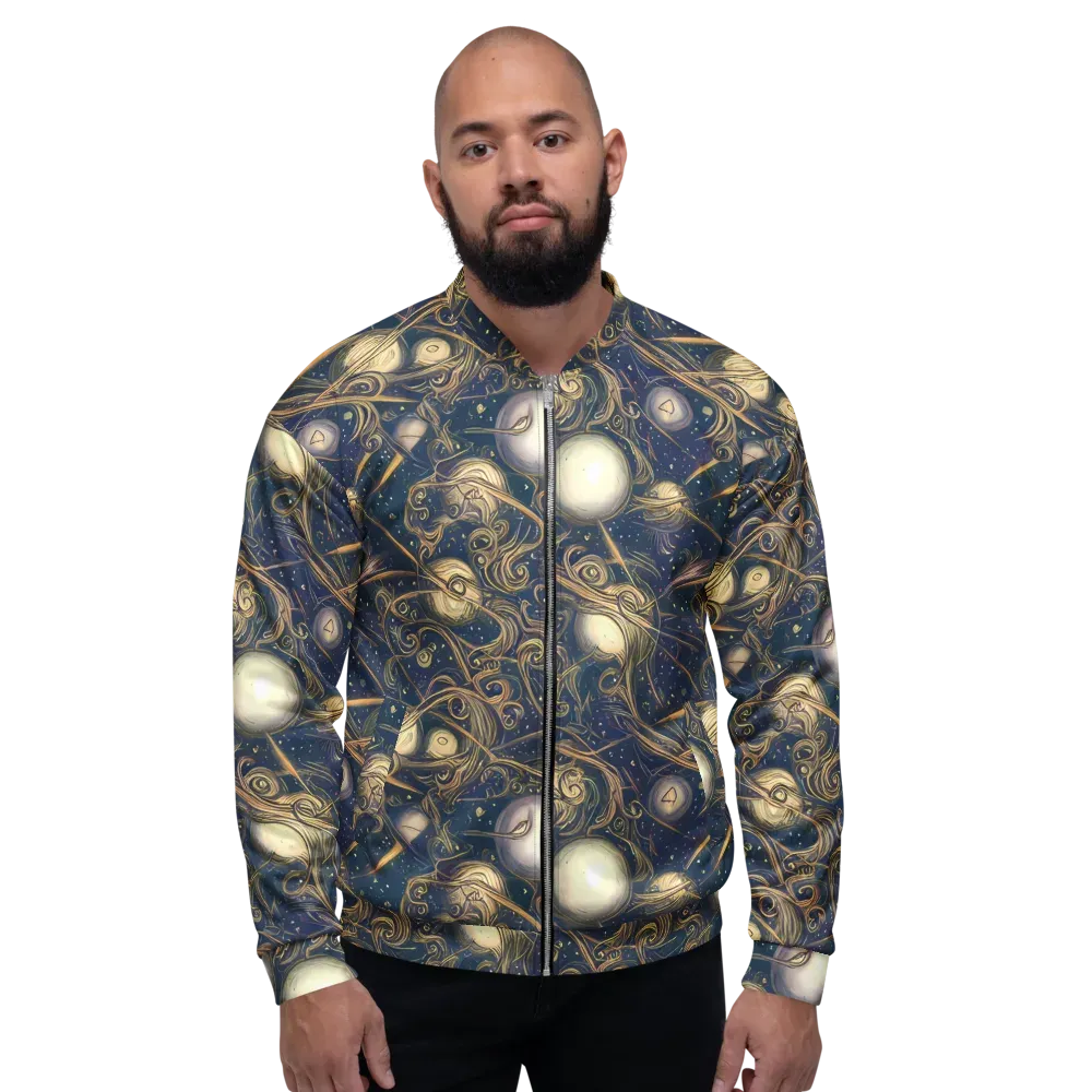Orbital Baroque on Bomber Jacket — Front