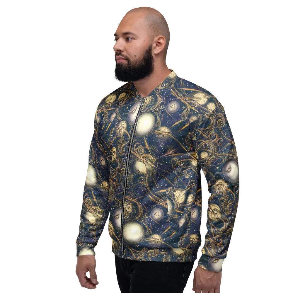 Orbital Baroque on Bomber Jacket — Left