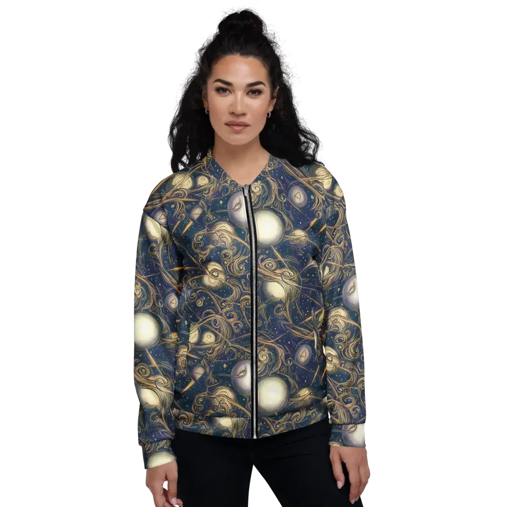 Orbital Baroque on Bomber Jacket — Front