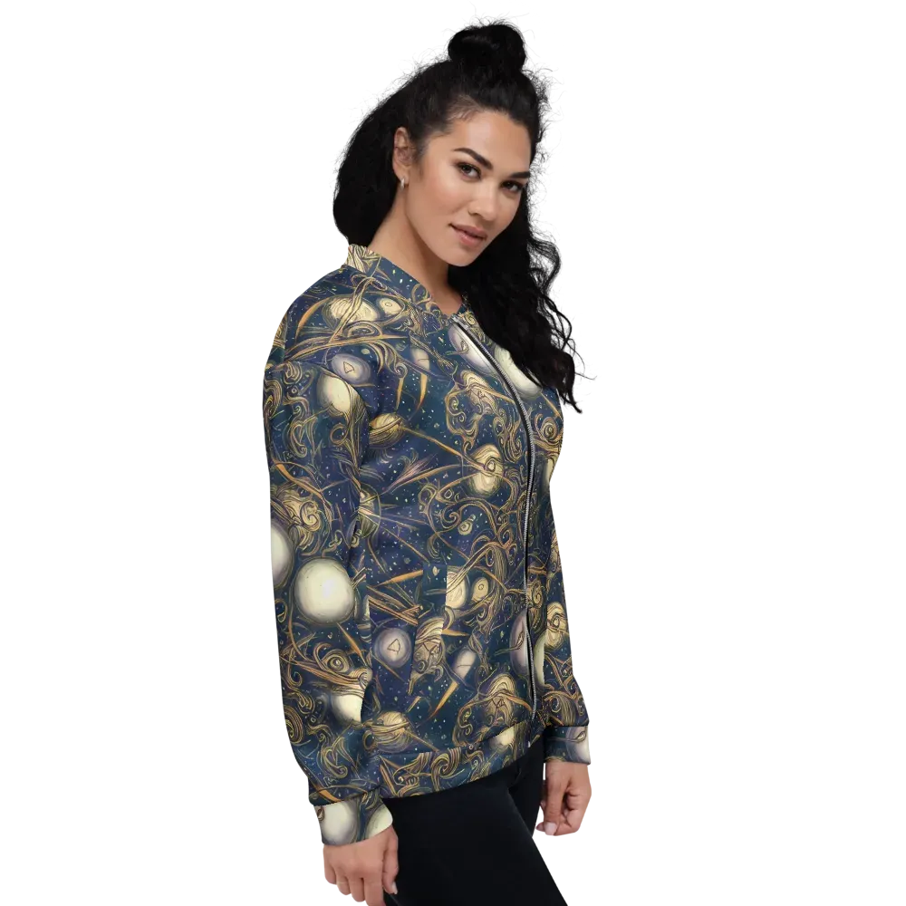 Orbital Baroque on Bomber Jacket — Right