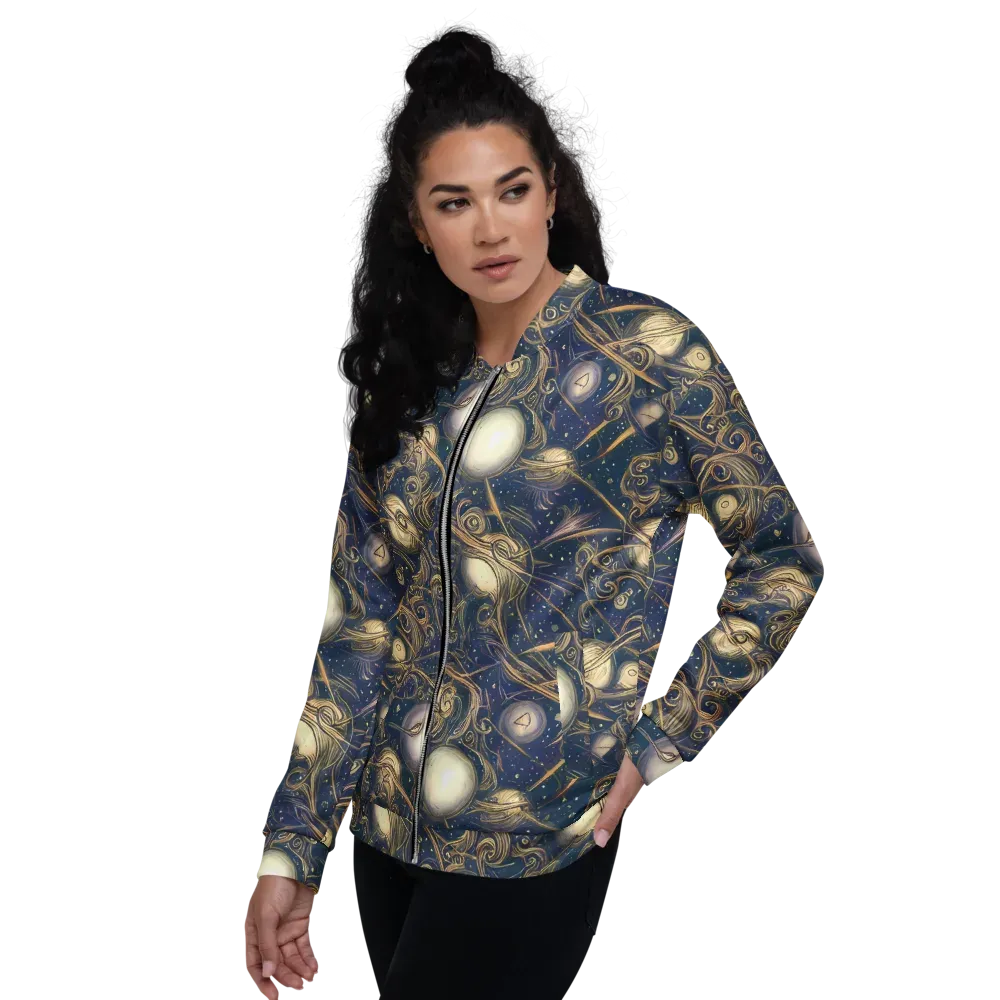Orbital Baroque on Bomber Jacket — Left