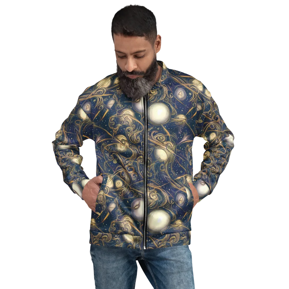 Orbital Baroque on Bomber Jacket — Front