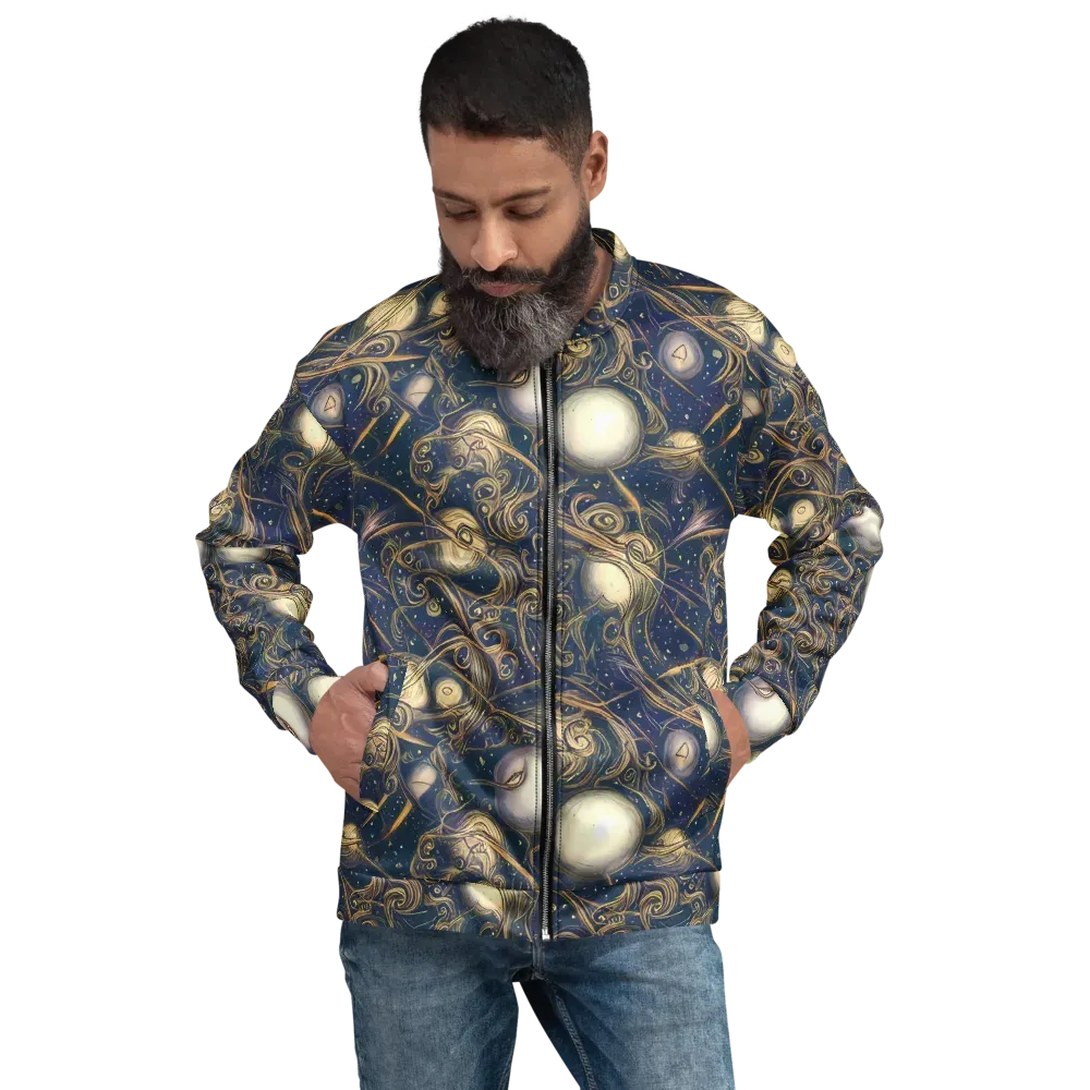 Orbital Baroque on Bomber Jacket — Front
