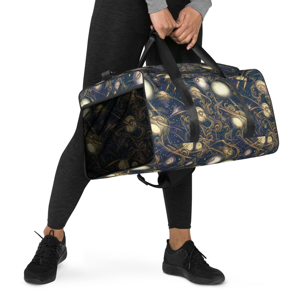 Orbital Baroque on Duffle Bag — Right Front