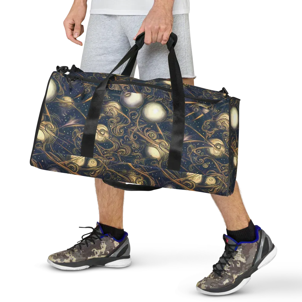 Orbital Baroque on Duffle Bag — Front