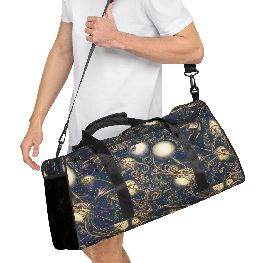 Orbital Baroque on Duffle Bag — Right Front