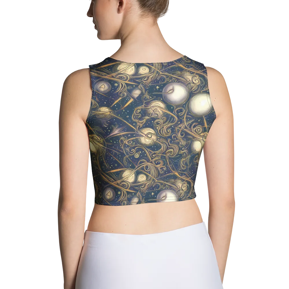 Orbital Baroque on Crop Top — Back