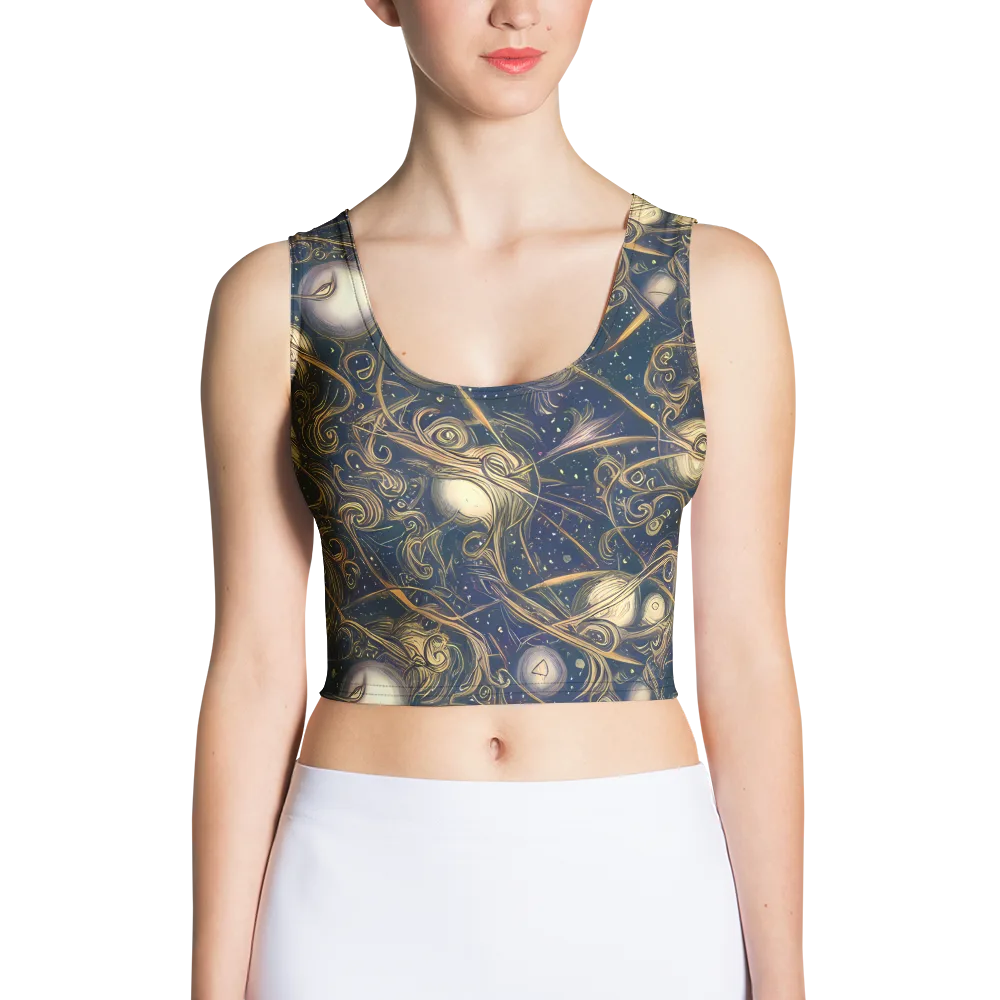 Orbital Baroque on Crop Top — Front