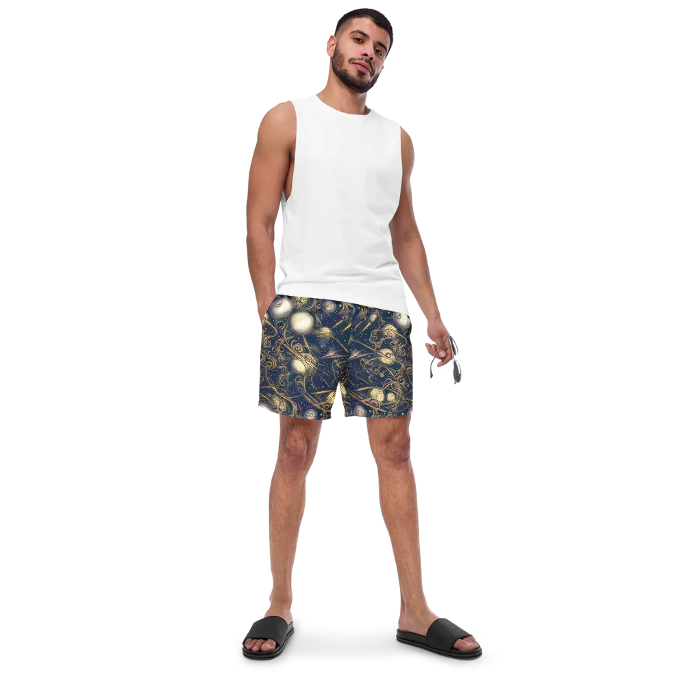 Orbital Baroque on Swim Trunks — Front