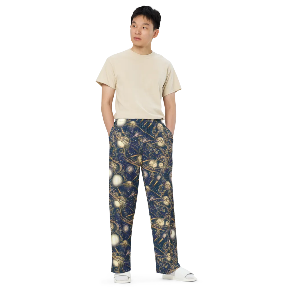 Orbital Baroque on Wide-Leg Pants — Front