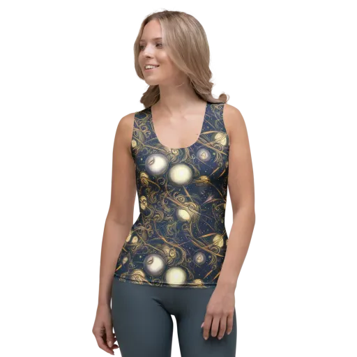 Orbital Baroque on a Women's Tank Top