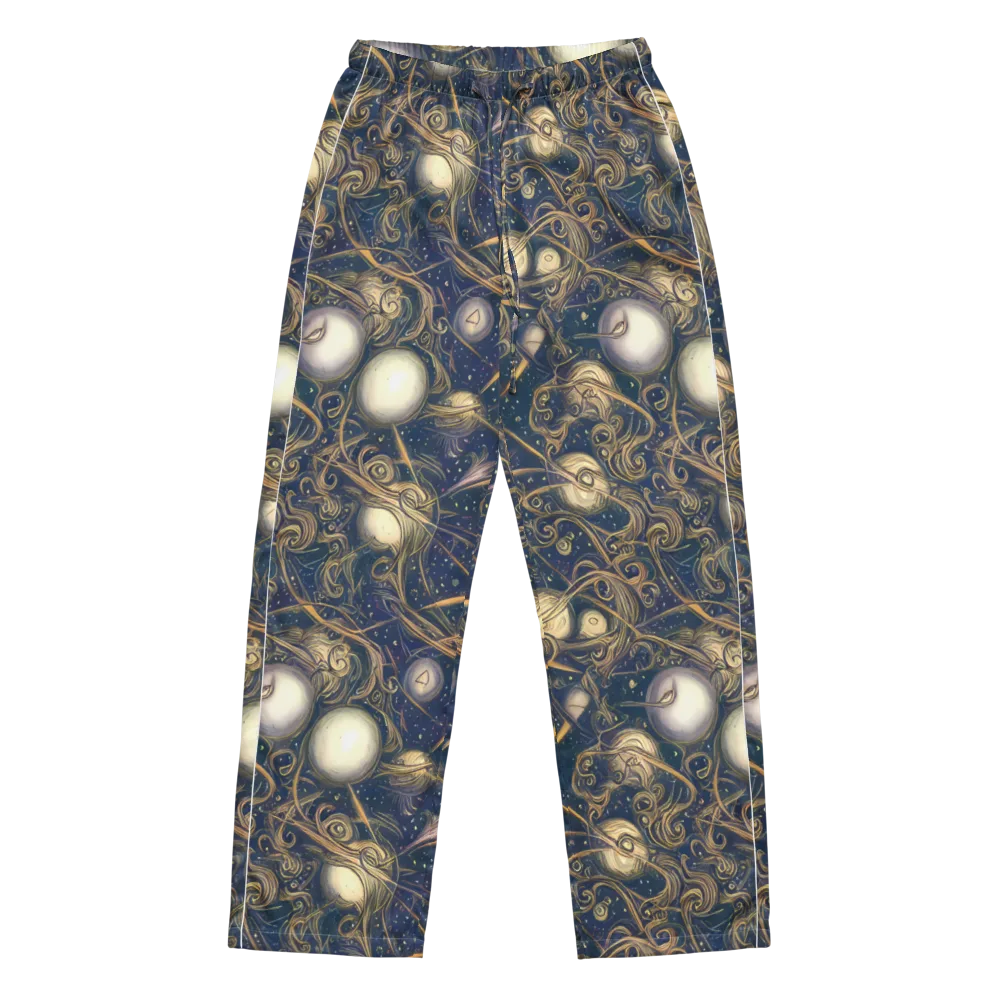 Orbital Baroque on Women's Pajama Pants — Front