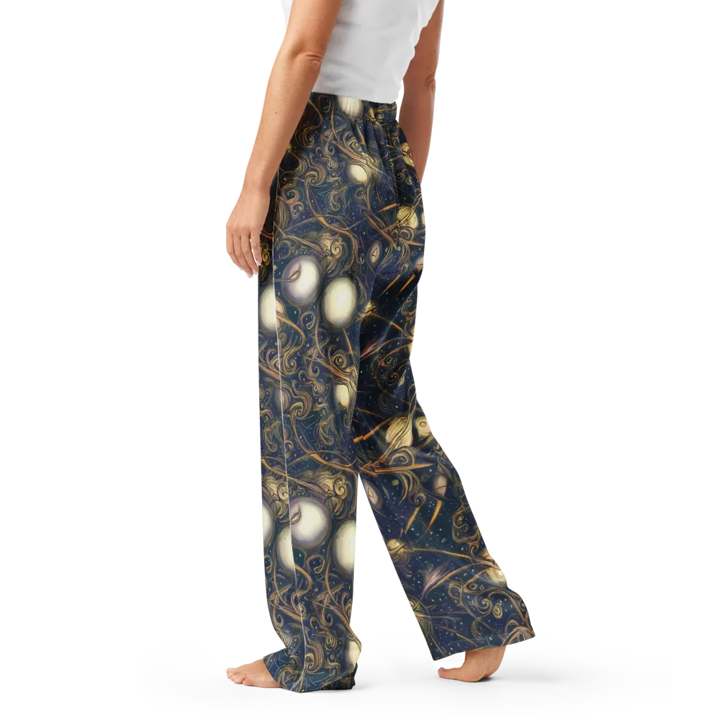Orbital Baroque on Women's Pajama Pants — Left