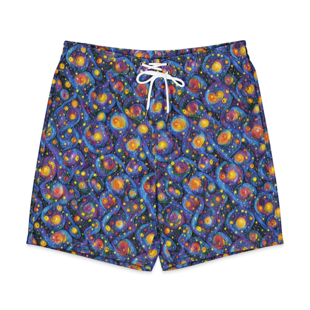 Galactic Reverie on Men's Board Shorts — Front