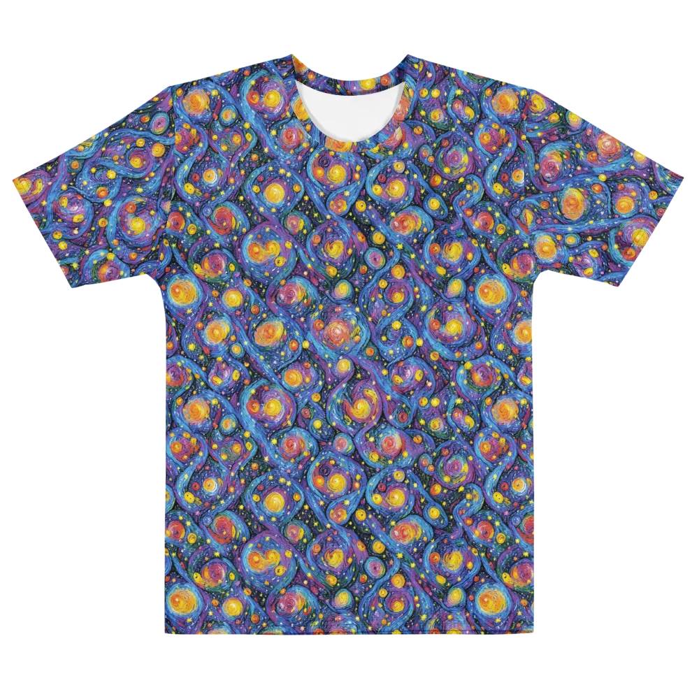 Galactic Reverie on Men's Cotton Crew Neck T-Shirt — Front
