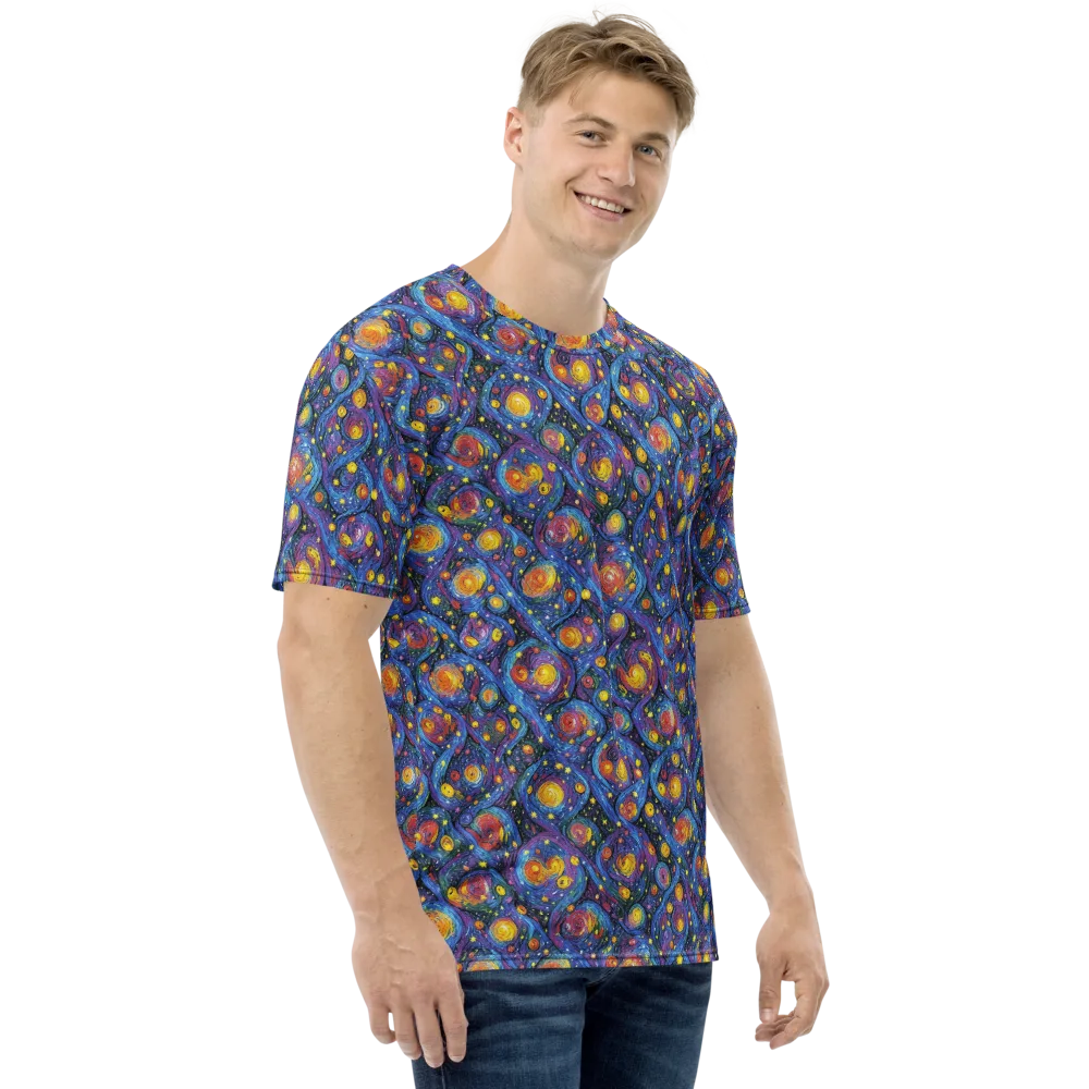 Galactic Reverie on Men's Crew Neck T-Shirt — Right