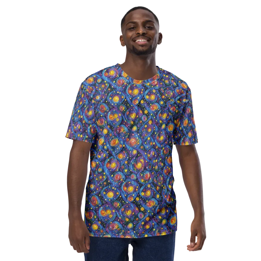 Galactic Reverie on Men's Crew Neck T-Shirt — Front