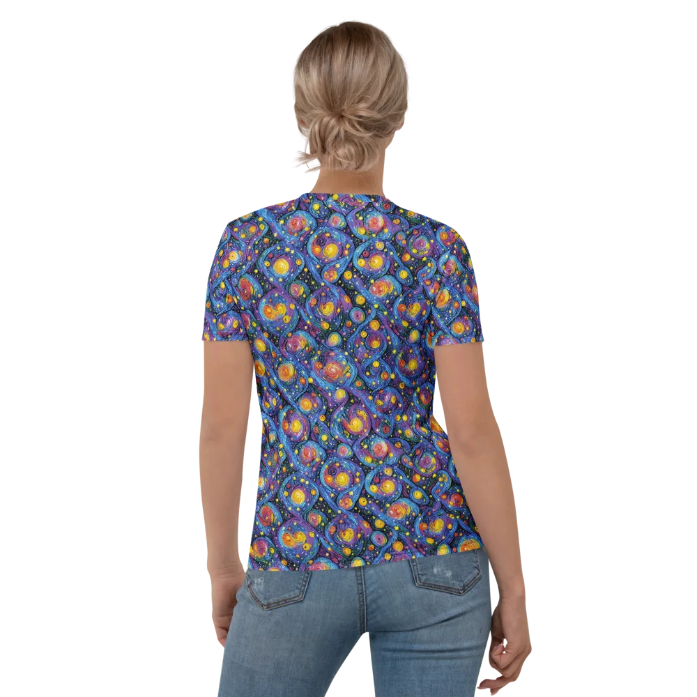 Galactic Reverie on Women's Crew Neck T-Shirt — Back