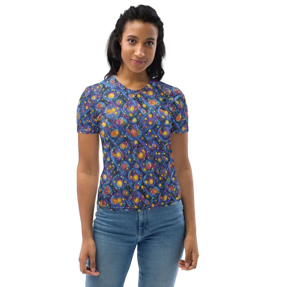 Galactic Reverie on Women's Crew Neck T-Shirt — Front