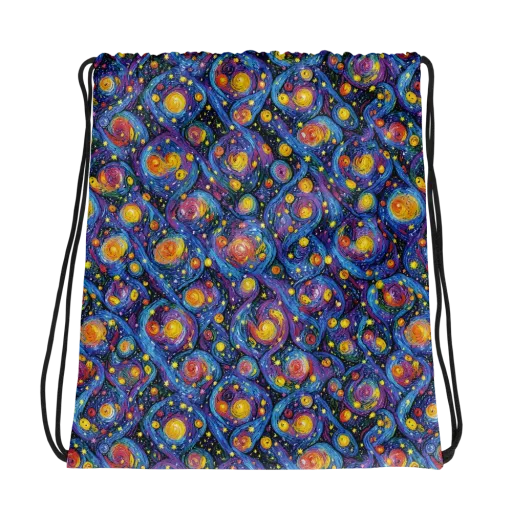 Galactic Reverie on a Drawstring Bag