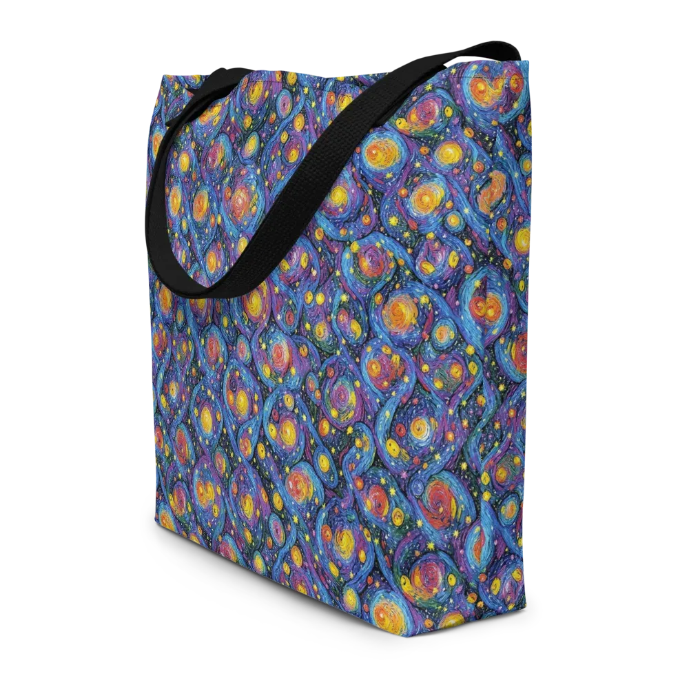 Galactic Reverie on Large Tote Bag W/ Pocket — Front