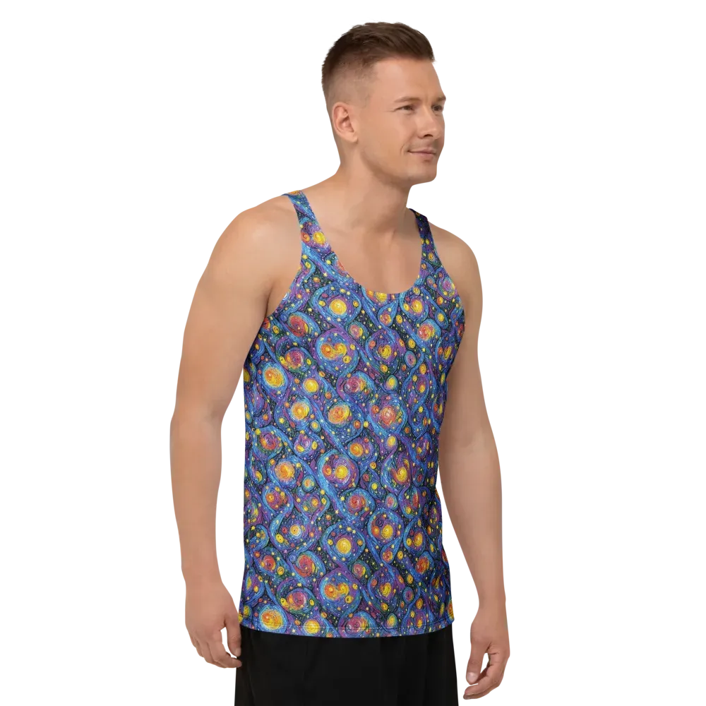 Galactic Reverie on Men's Tank Top — Right Front
