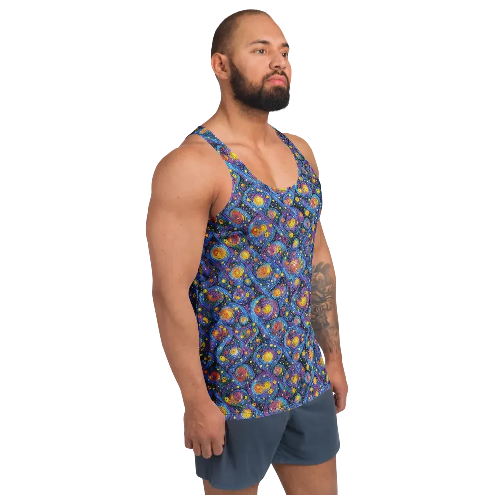 Galactic Reverie on Men's Tank Top — Right Front