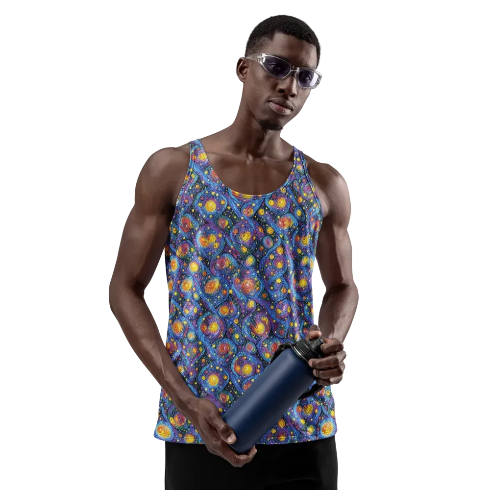 Galactic Reverie on Men's Tank Top — Front