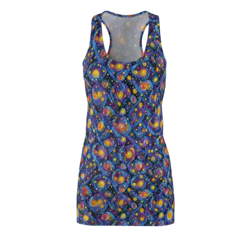 Galactic Reverie on a Racerback Dress