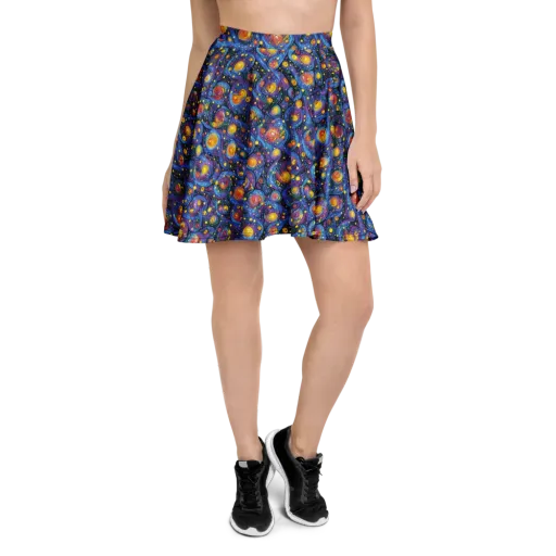 Galactic Reverie on a Skater Skirt