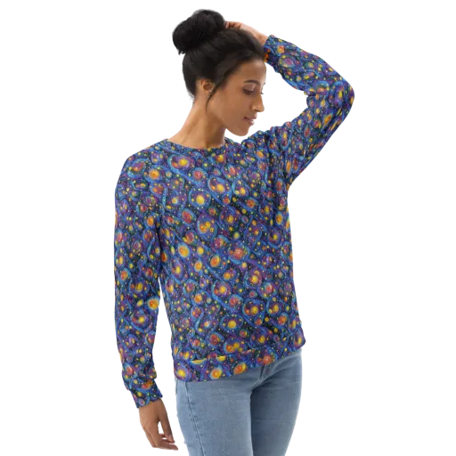 Galactic Reverie on a Sweatshirt