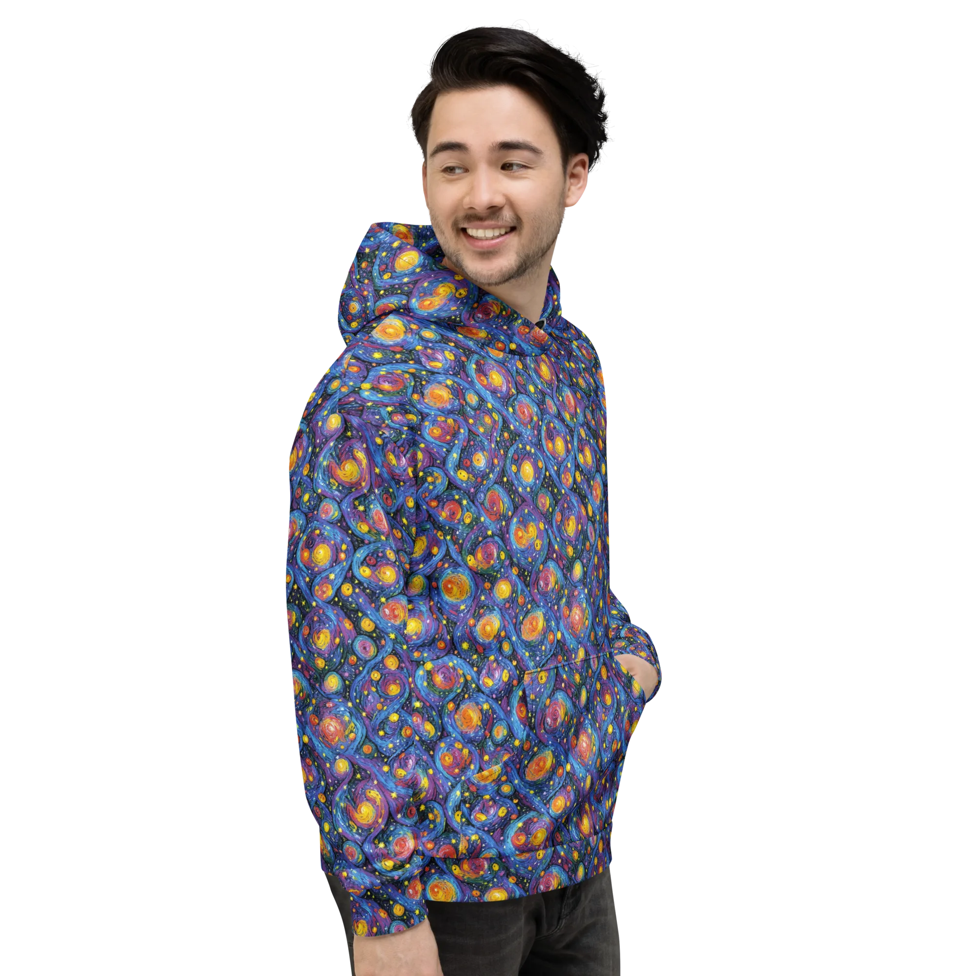 Galactic Reverie on Hoodie — Right