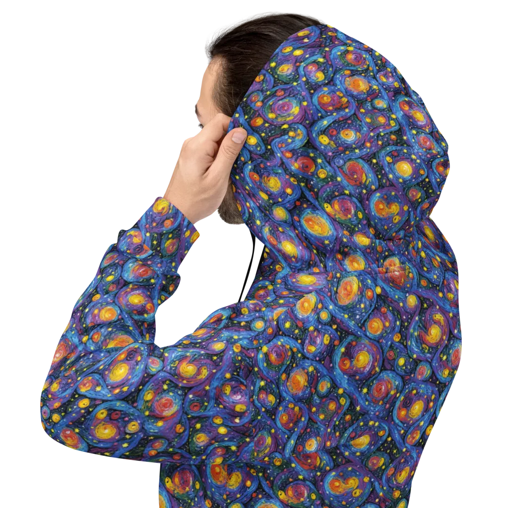 Galactic Reverie on Hoodie — Back