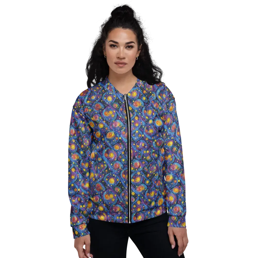 Galactic Reverie on Bomber Jacket — Front
