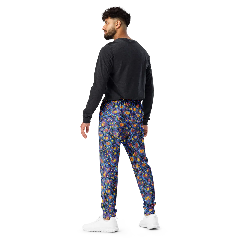 Galactic Reverie on Men's Joggers — Back