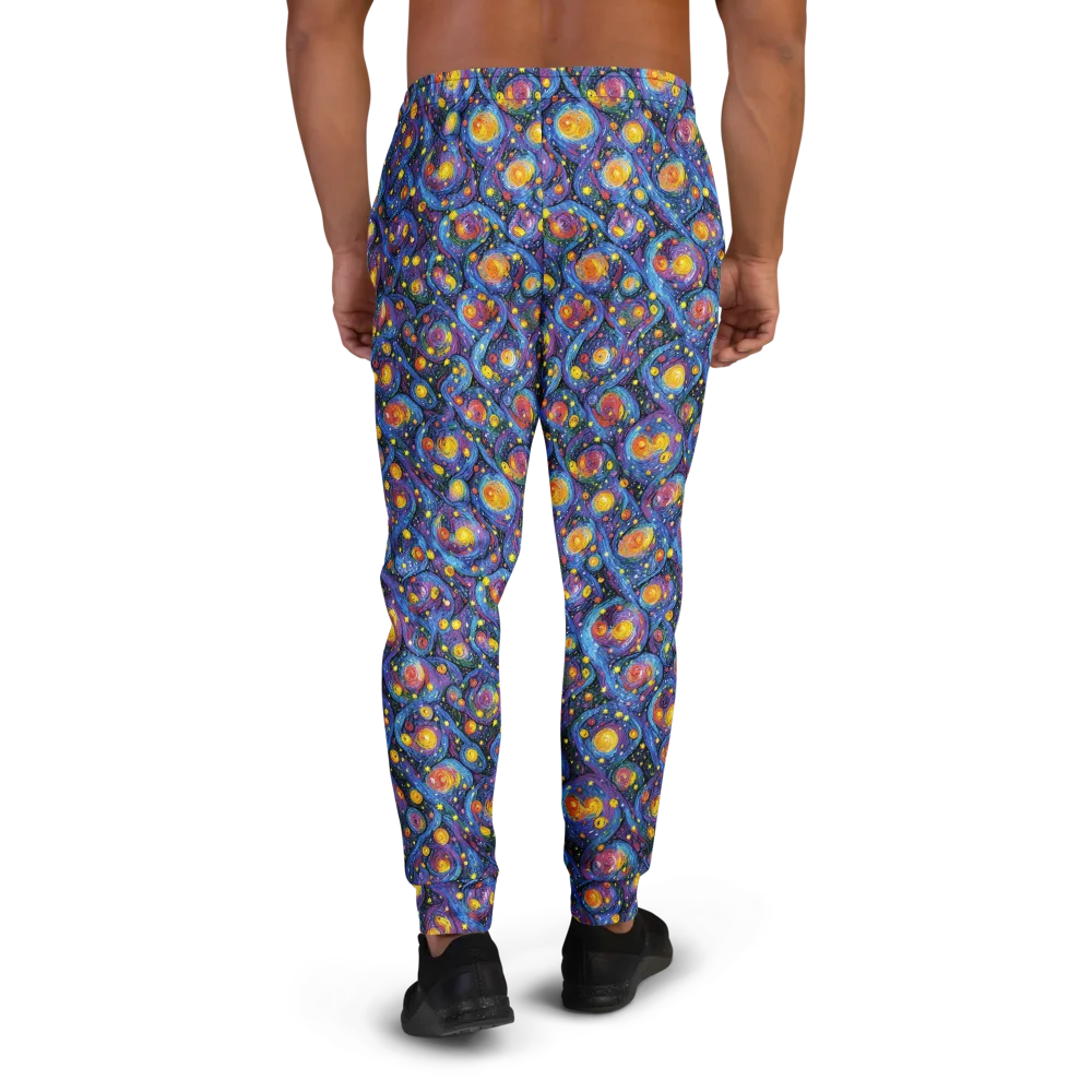 Galactic Reverie on Men's Joggers — Back