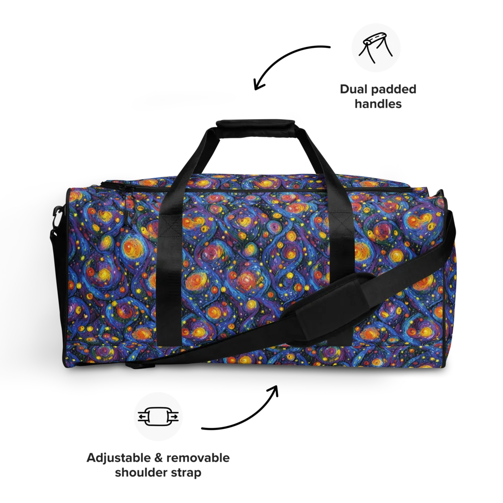 Galactic Reverie on Duffle Bag — Front