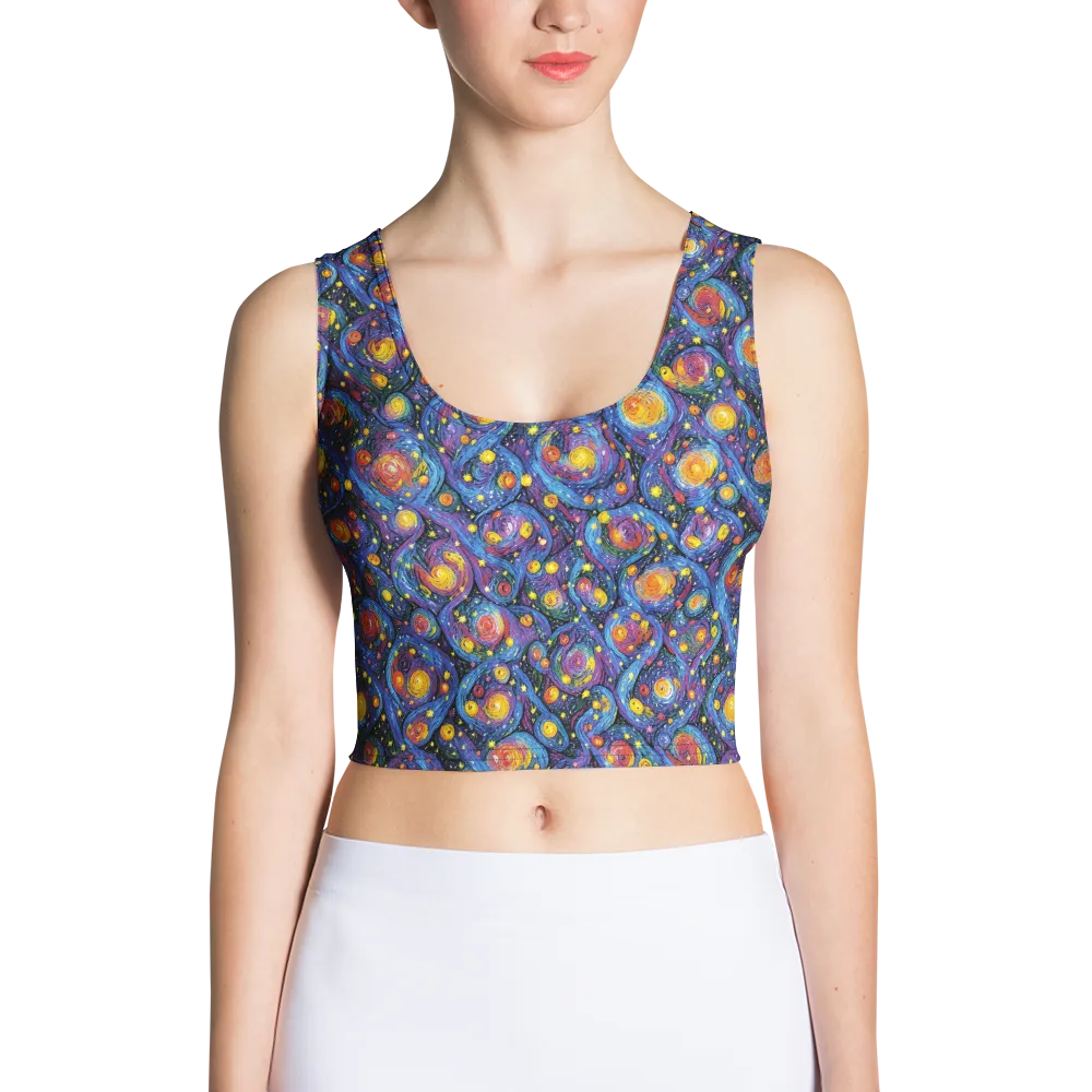 Galactic Reverie on Crop Top — Front