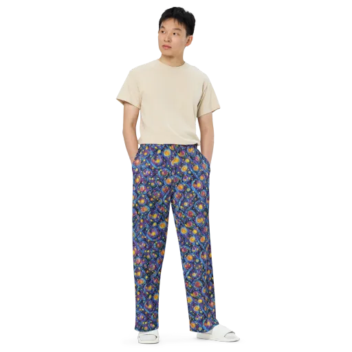 Galactic Reverie on a Wide-Leg Pants