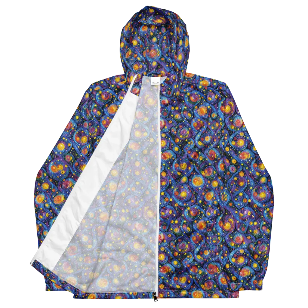Galactic Reverie on Men's Windbreaker — Front