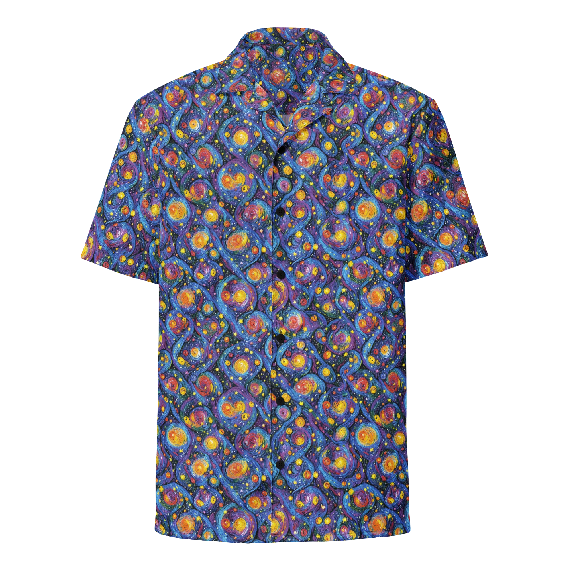 Galactic Reverie on Button Shirt — Front