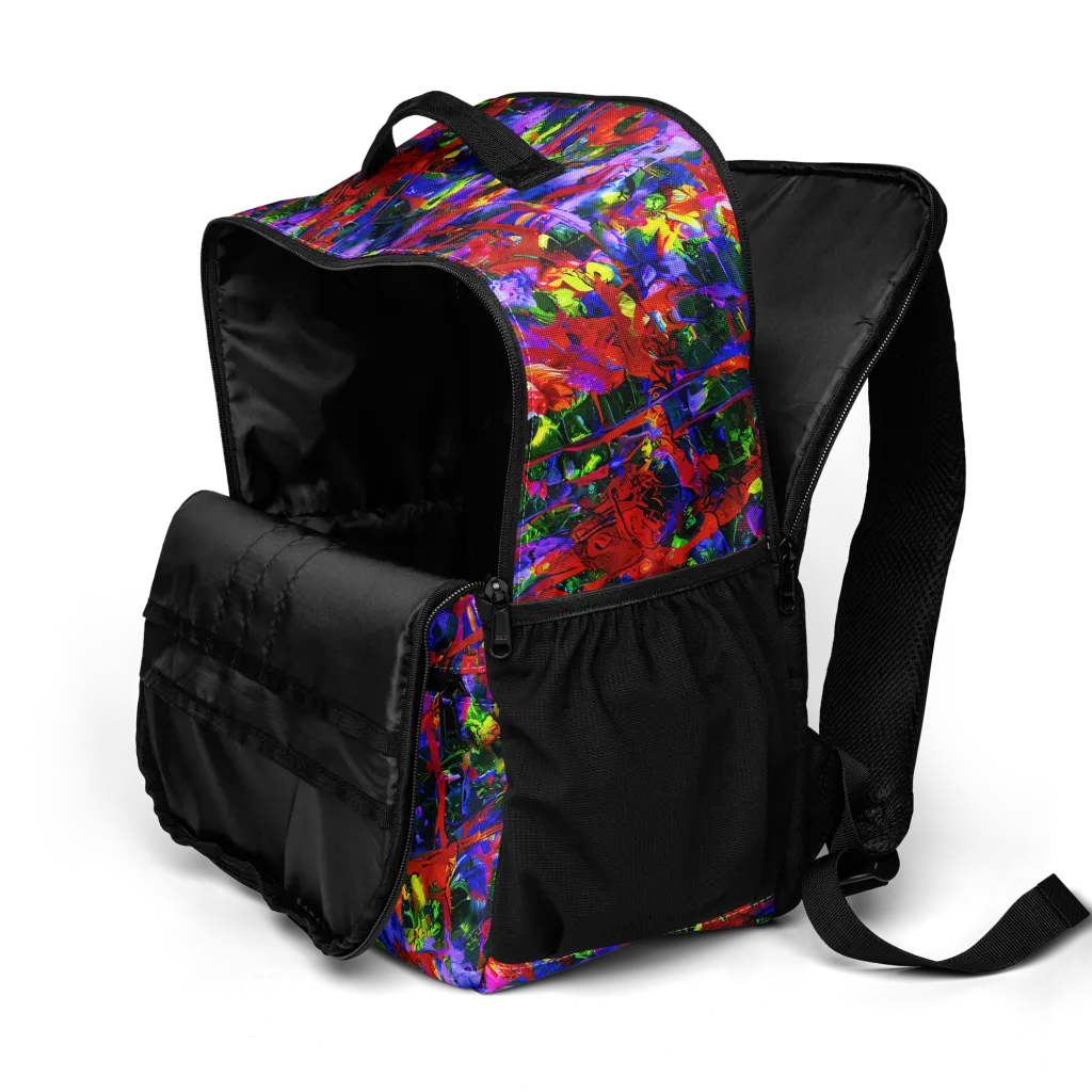 Fractured Rainbow on Utility Backpack — Product details 2