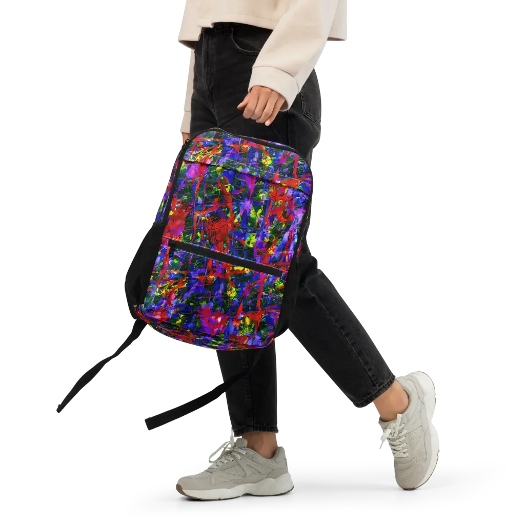 Fractured Rainbow on Utility Backpack — Front