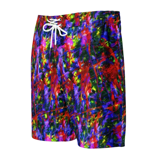 Fractured Rainbow on a Men's Board Shorts