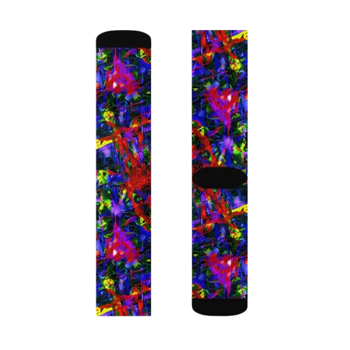 Fractured Rainbow on a Socks