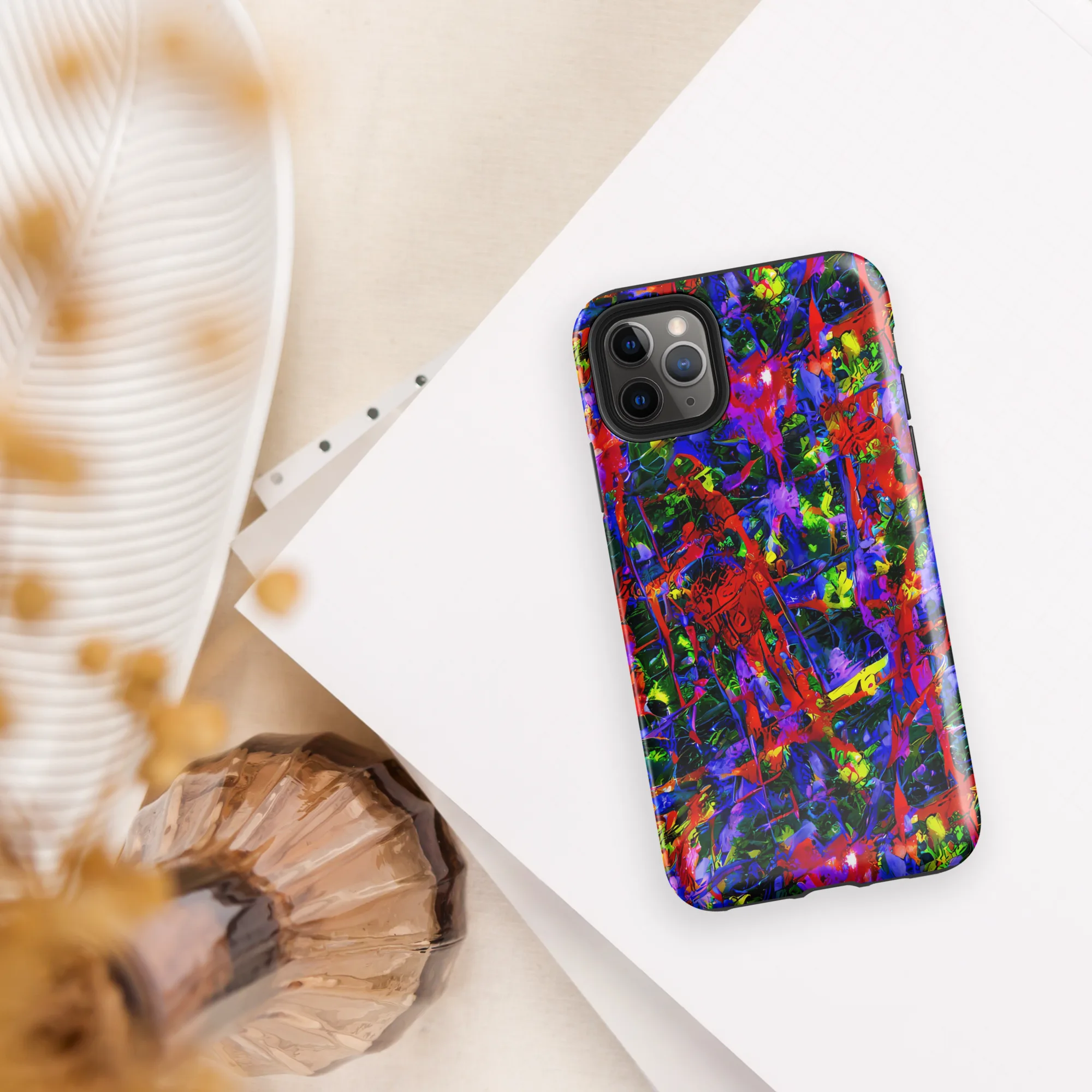 Fractured Rainbow on Tough Case for iPhone® — Front