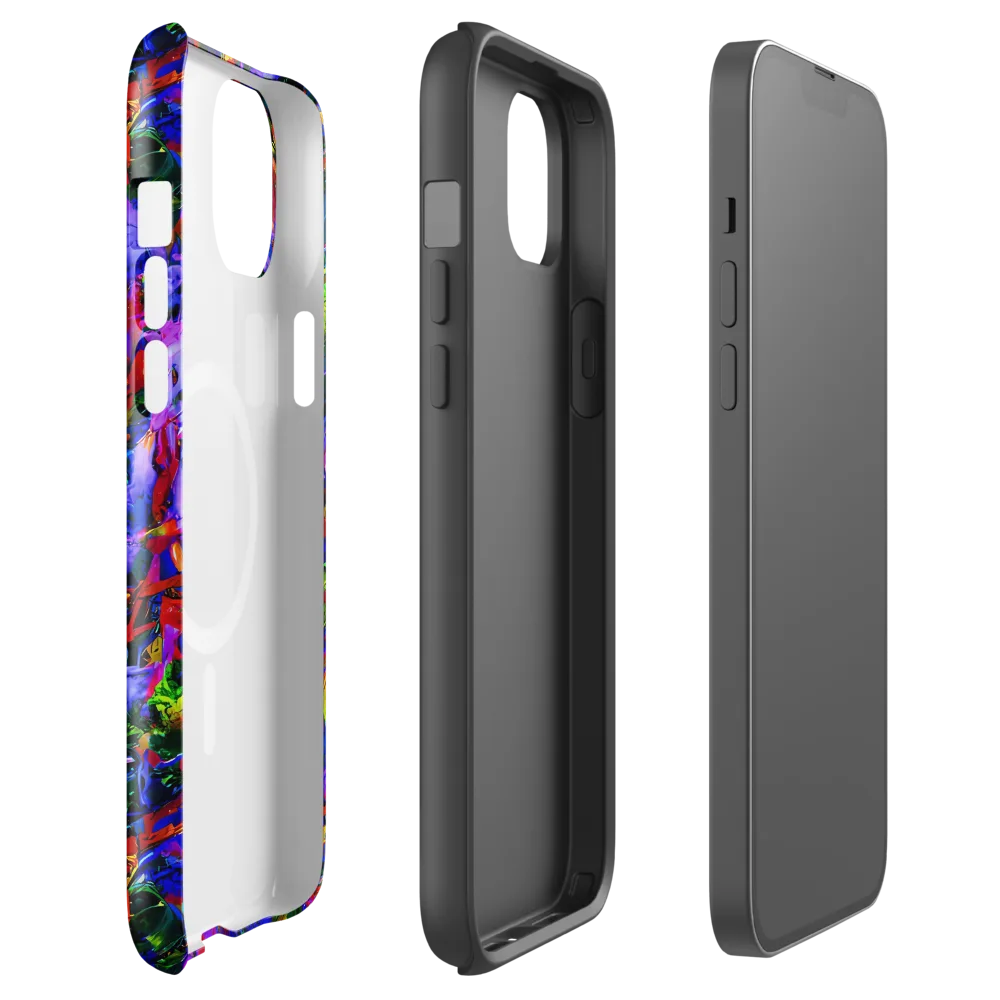 Fractured Rainbow on MagSafe Tough Case for iPhone® — Front